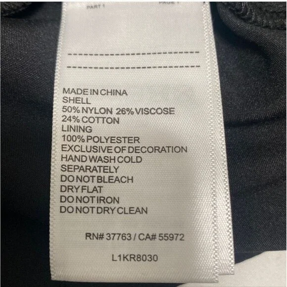 NWT Laundry by Shelli Segal Black Lace Collared Lined Top Women Size M - Picture 6 of 13